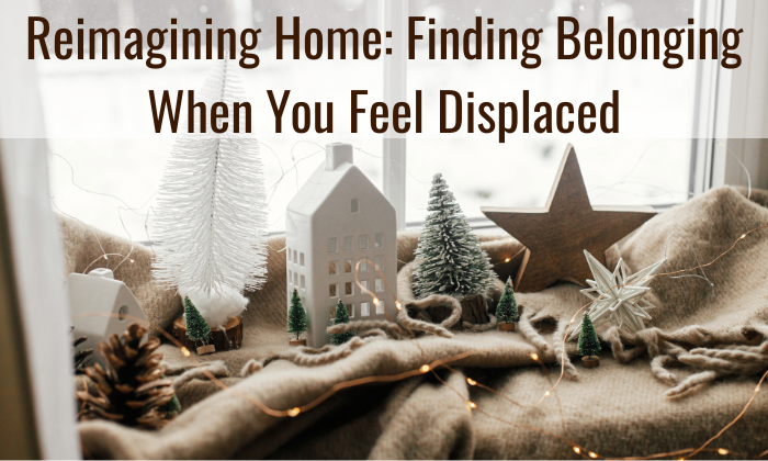 Image of holiday decorations representing home and warmth